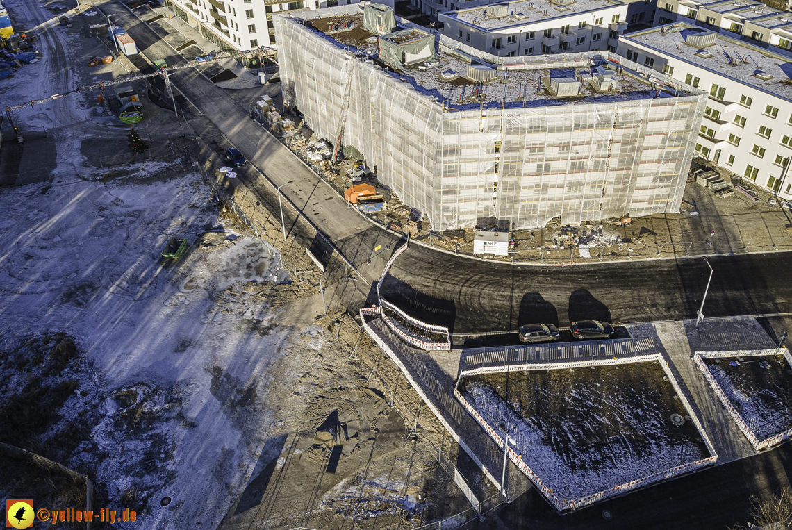 31.12.2020 - Baustelle Alexisquartier und PandionVerde in Neuperlach 31.12.2020 - Baustelle Alexisquartier und PandionVerde in Neuperlach