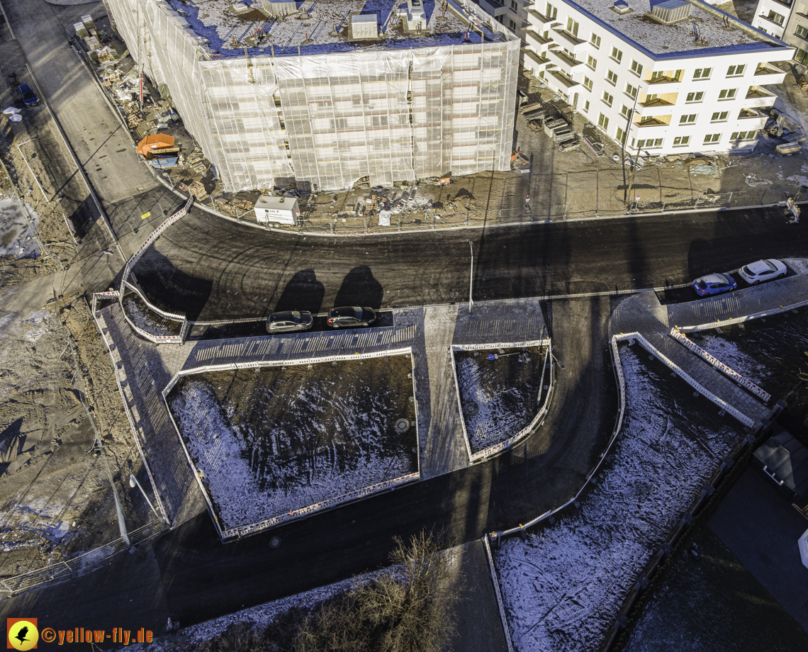 31.12.2020 - Baustelle Alexisquartier und PandionVerde in Neuperlach 31.12.2020 - Baustelle Alexisquartier und PandionVerde in Neuperlach