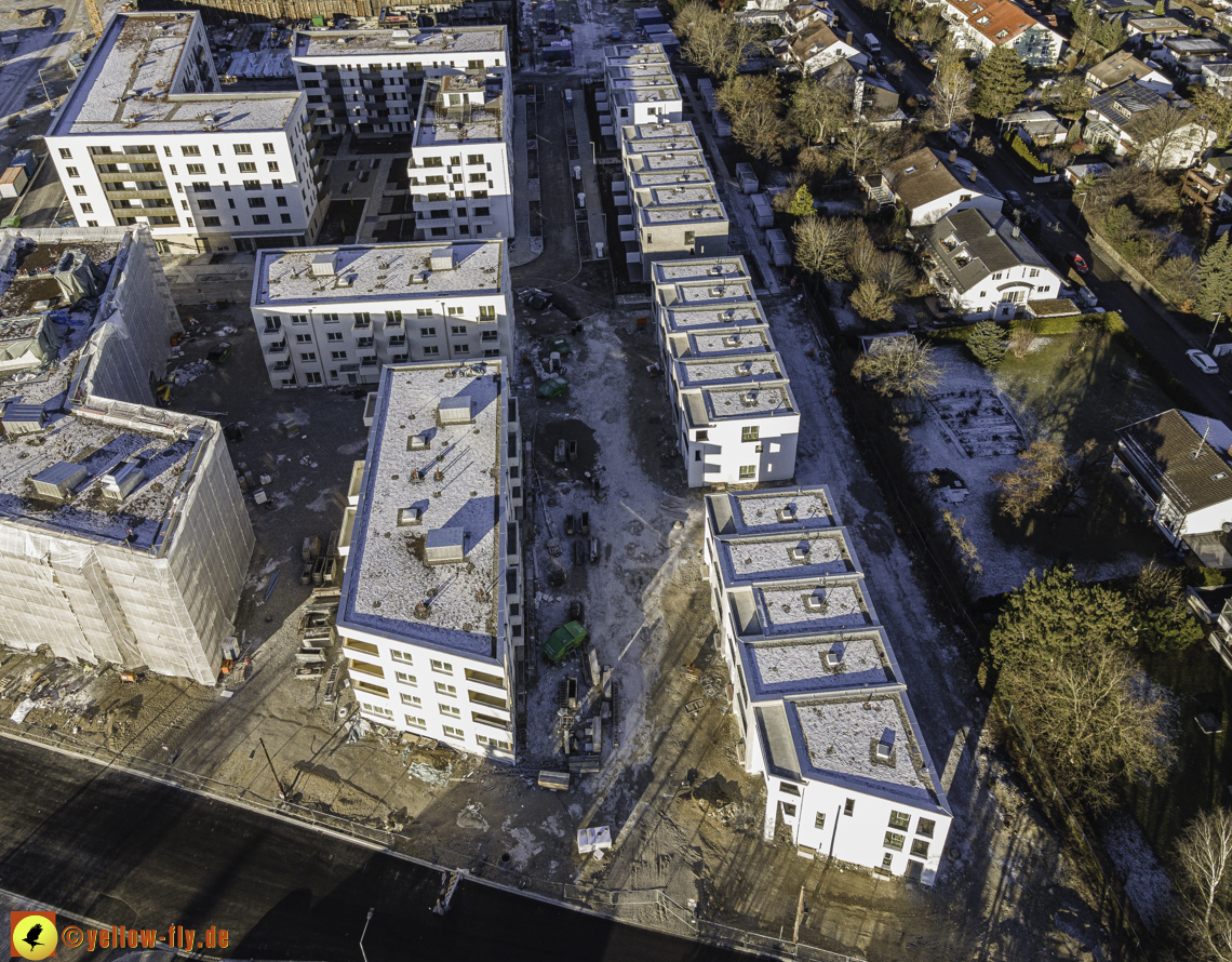 31.12.2020 - Baustelle Alexisquartier und PandionVerde in Neuperlach 31.12.2020 - Baustelle Alexisquartier und PandionVerde in Neuperlach