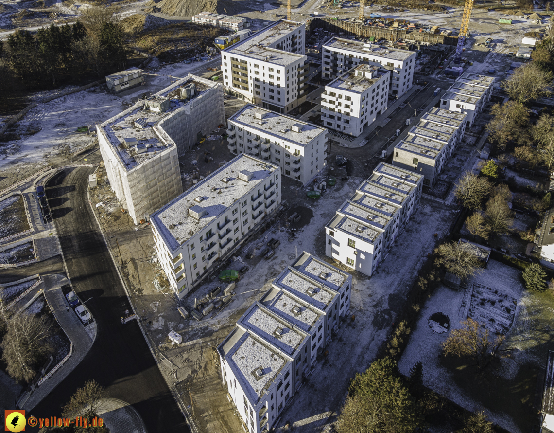 31.12.2020 - Baustelle Alexisquartier und PandionVerde in Neuperlach 31.12.2020 - Baustelle Alexisquartier und PandionVerde in Neuperlach
