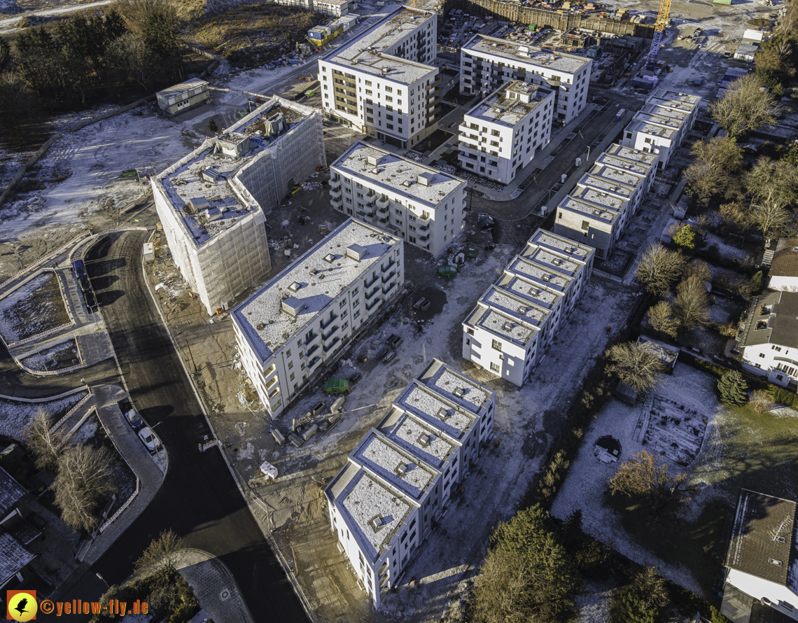 31.12.2020 - Baustelle Alexisquartier und PandionVerde in Neuperlach 31.12.2020 - Baustelle Alexisquartier und PandionVerde in Neuperlach