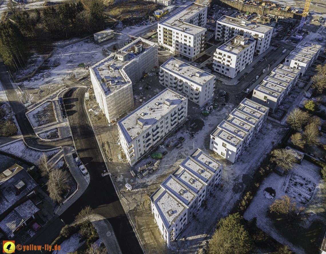 31.12.2020 - Baustelle Alexisquartier und PandionVerde in Neuperlach 31.12.2020 - Baustelle Alexisquartier und PandionVerde in Neuperlach