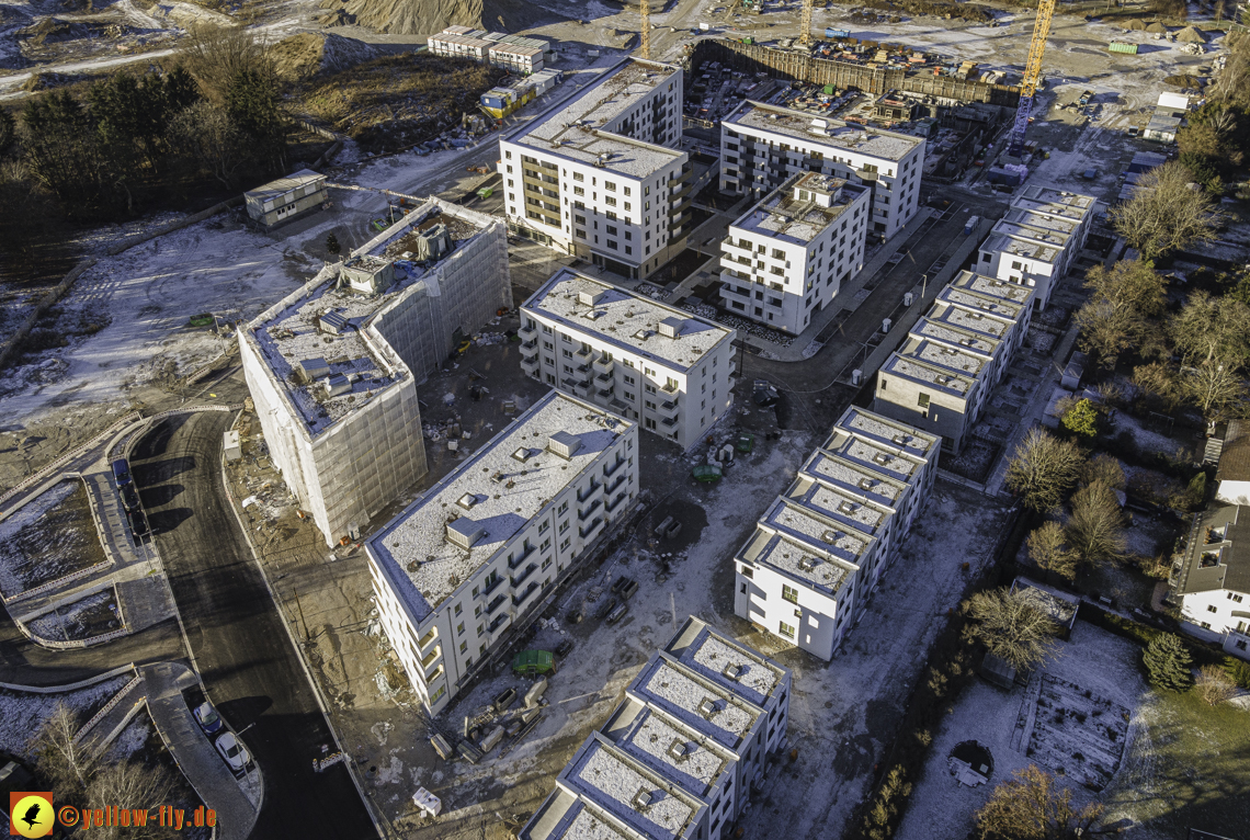 31.12.2020 - Baustelle Alexisquartier und PandionVerde in Neuperlach 31.12.2020 - Baustelle Alexisquartier und PandionVerde in Neuperlach