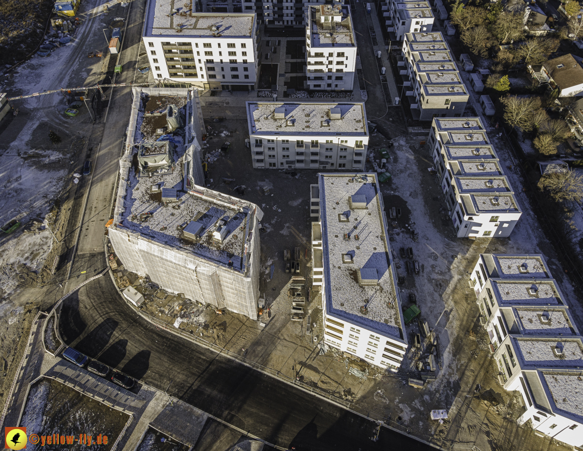 31.12.2020 - Baustelle Alexisquartier und PandionVerde in Neuperlach 31.12.2020 - Baustelle Alexisquartier und PandionVerde in Neuperlach