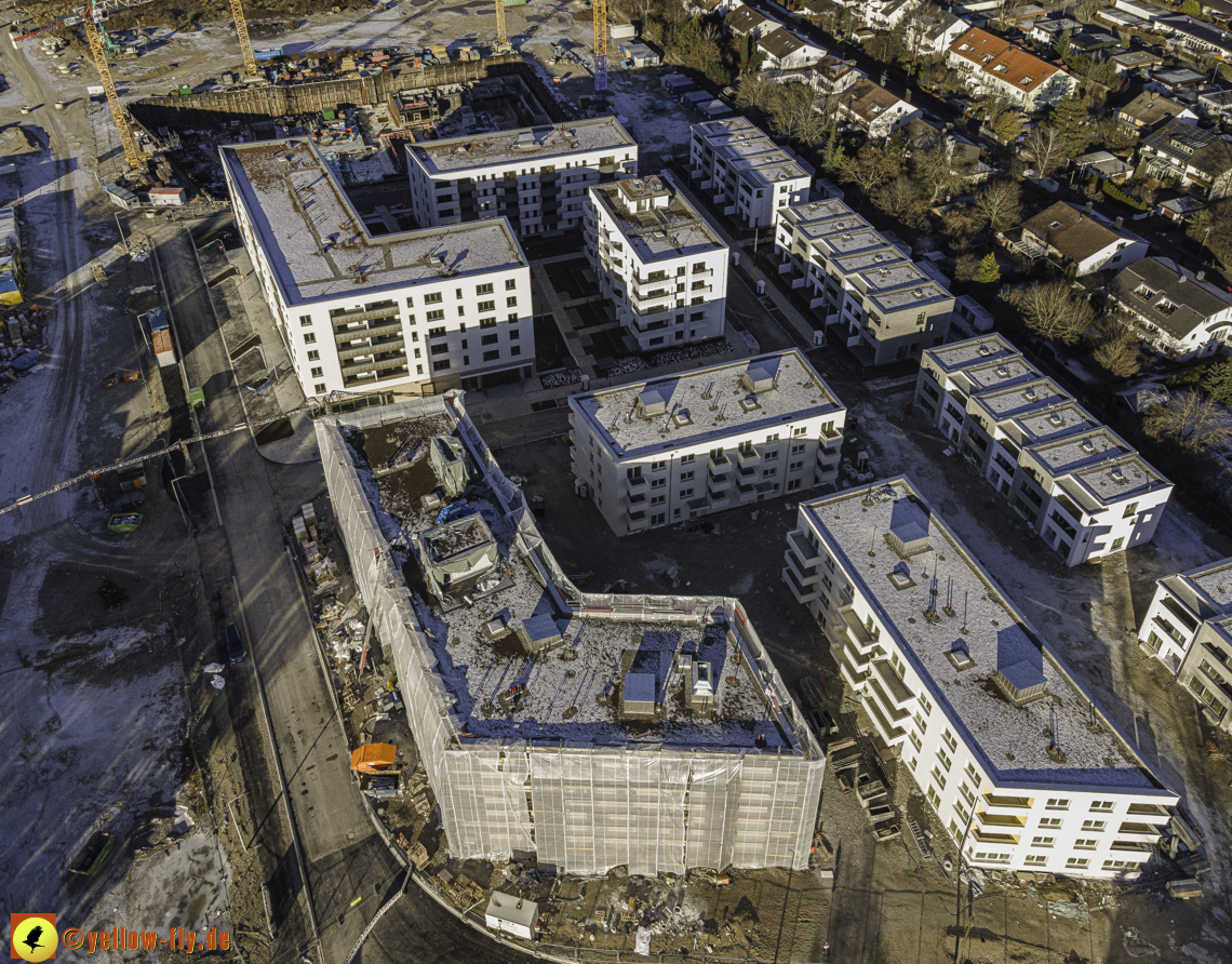 31.12.2020 - Baustelle Alexisquartier und PandionVerde in Neuperlach 31.12.2020 - Baustelle Alexisquartier und PandionVerde in Neuperlach