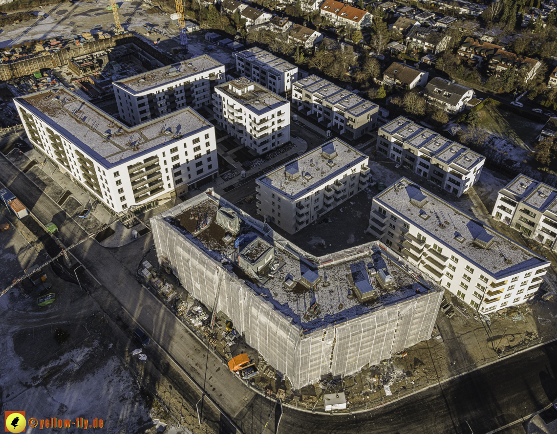 31.12.2020 - Baustelle Alexisquartier und PandionVerde in Neuperlach 31.12.2020 - Baustelle Alexisquartier und PandionVerde in Neuperlach