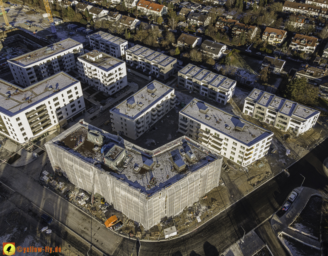 31.12.2020 - Baustelle Alexisquartier und PandionVerde in Neuperlach 31.12.2020 - Baustelle Alexisquartier und PandionVerde in Neuperlach