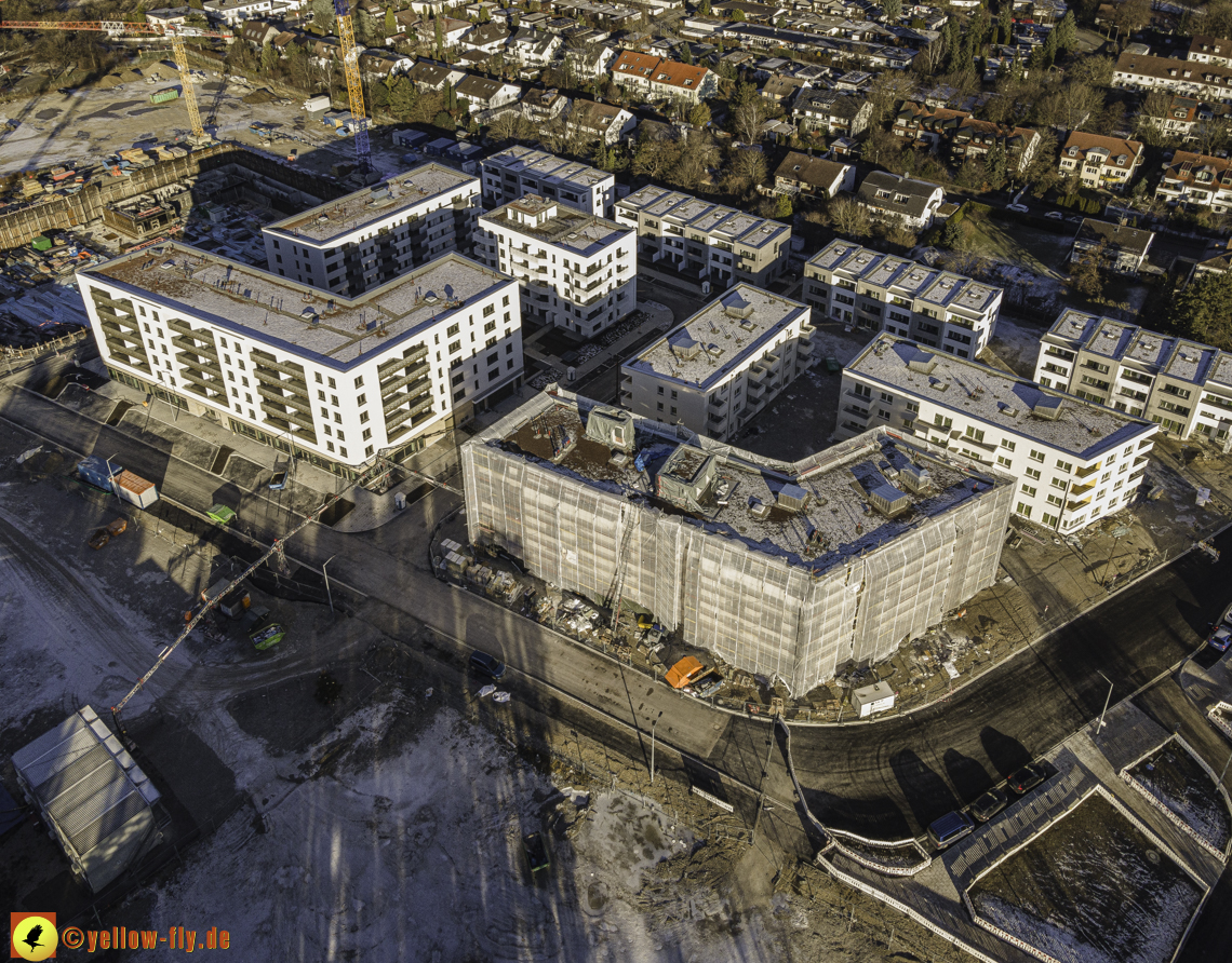 31.12.2020 - Baustelle Alexisquartier und PandionVerde in Neuperlach 31.12.2020 - Baustelle Alexisquartier und PandionVerde in Neuperlach