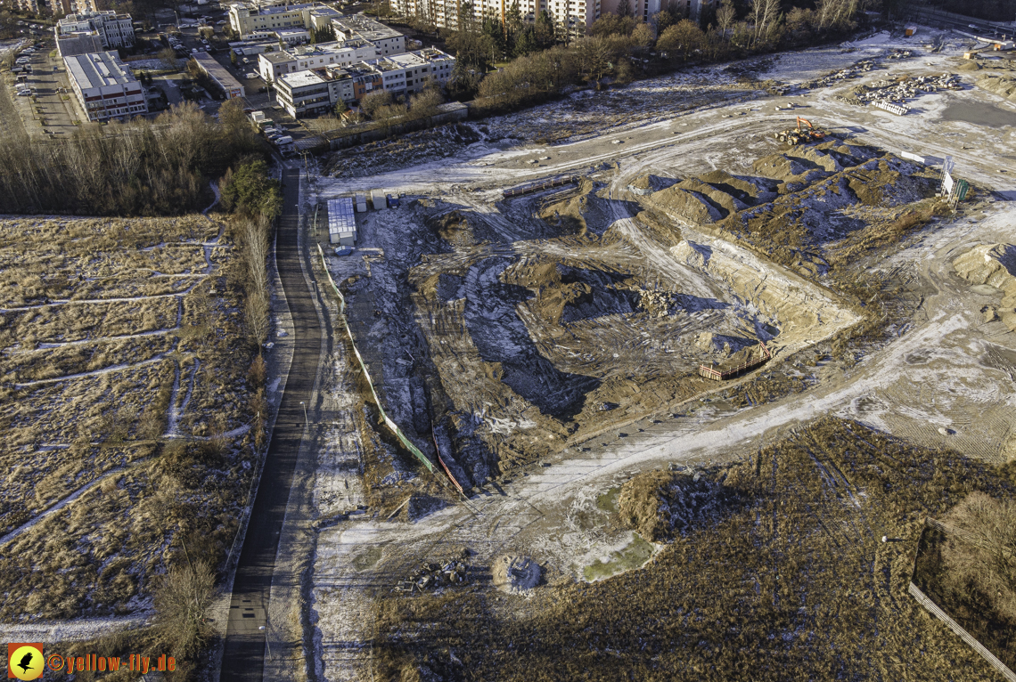 31.12.2020 - Baustelle Alexisquartier und PandionVerde in Neuperlach 31.12.2020 - Baustelle Alexisquartier und PandionVerde in Neuperlach