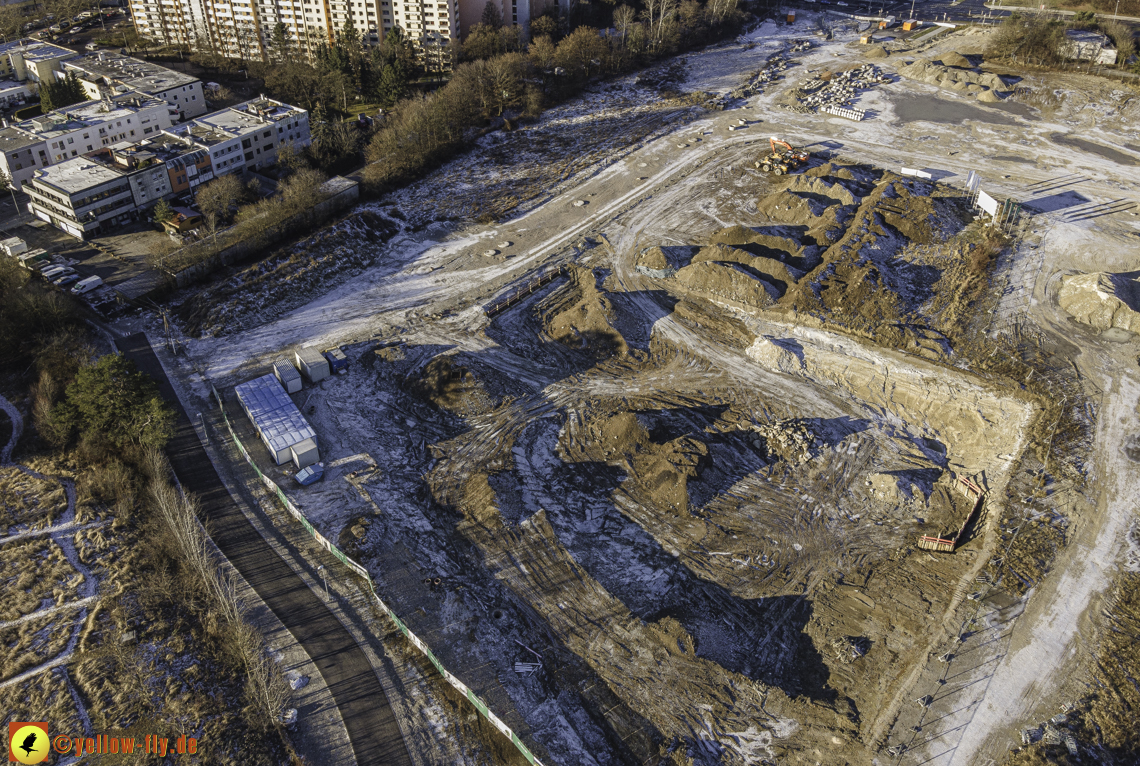 31.12.2020 - Baustelle Alexisquartier und PandionVerde in Neuperlach 31.12.2020 - Baustelle Alexisquartier und PandionVerde in Neuperlach