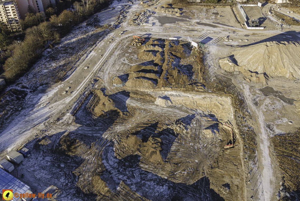 31.12.2020 - Baustelle Alexisquartier und PandionVerde in Neuperlach 31.12.2020 - Baustelle Alexisquartier und PandionVerde in Neuperlach