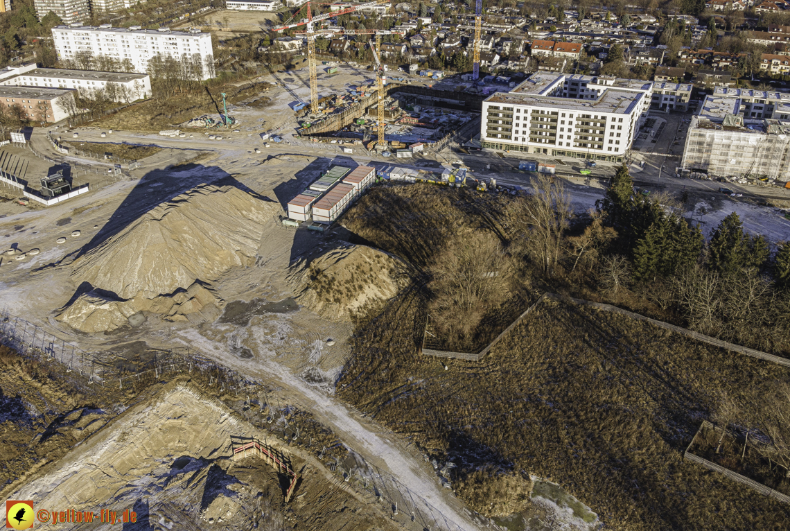31.12.2020 - Baustelle Alexisquartier und PandionVerde in Neuperlach 31.12.2020 - Baustelle Alexisquartier und PandionVerde in Neuperlach