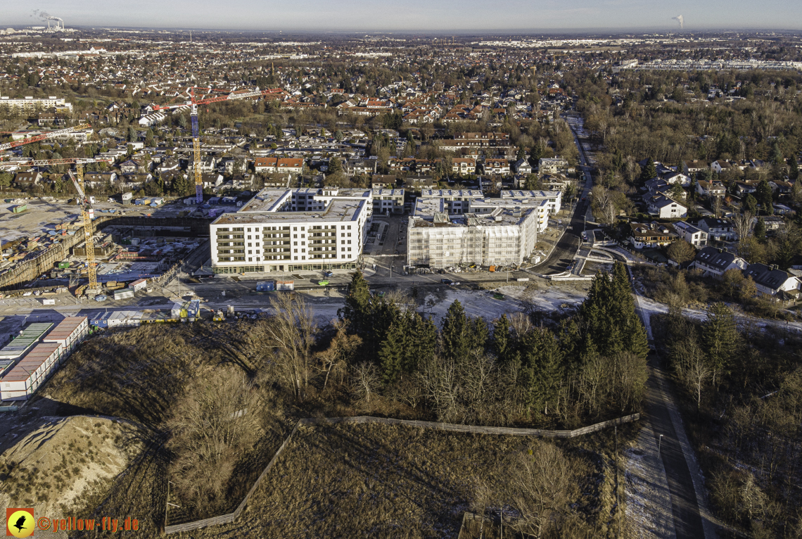 31.12.2020 - Baustelle Alexisquartier und PandionVerde in Neuperlach 31.12.2020 - Baustelle Alexisquartier und PandionVerde in Neuperlach
