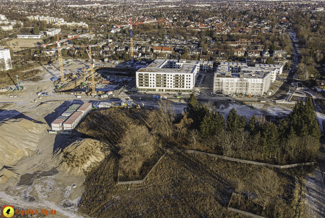 31.12.2020 - Baustelle Alexisquartier und PandionVerde in Neuperlach 31.12.2020 - Baustelle Alexisquartier und PandionVerde in Neuperlach