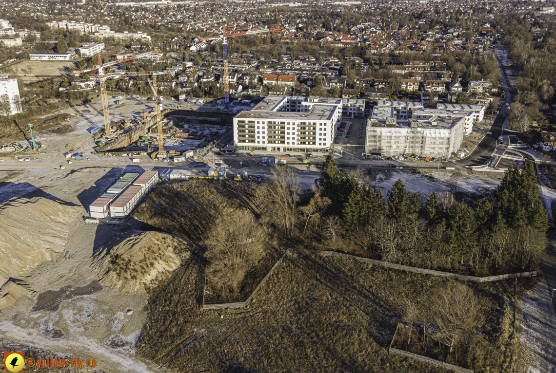 31.12.2020 - Baustelle Alexisquartier und PandionVerde in Neuperlach 31.12.2020 - Baustelle Alexisquartier und PandionVerde in Neuperlach
