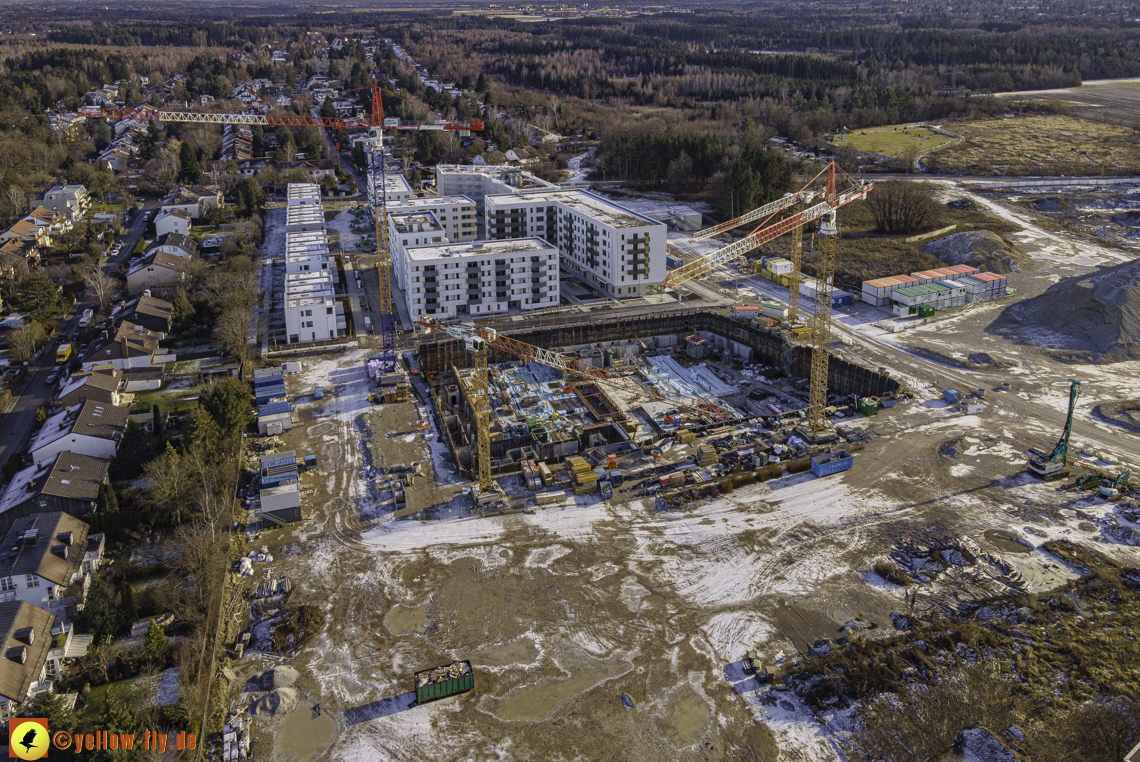 31.12.2020 - Baustelle Alexisquartier und PandionVerde in Neuperlach 31.12.2020 - Baustelle Alexisquartier und PandionVerde in Neuperlach