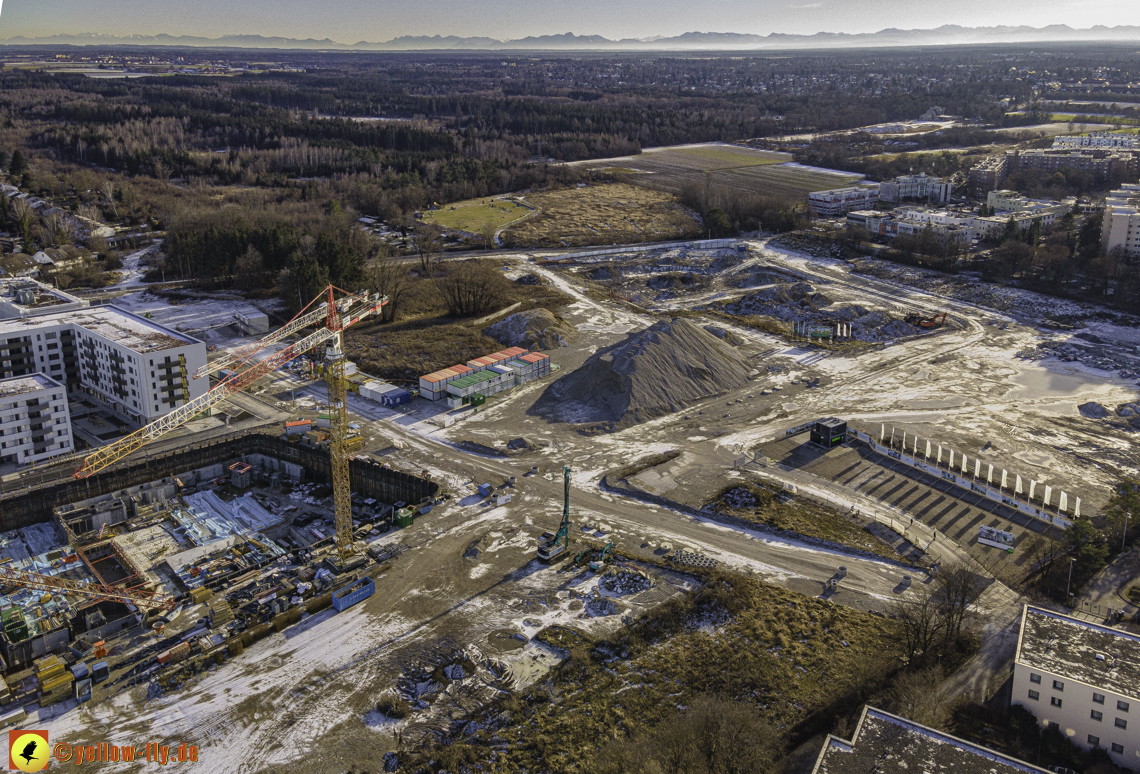 31.12.2020 - Baustelle Alexisquartier und PandionVerde in Neuperlach 31.12.2020 - Baustelle Alexisquartier und PandionVerde in Neuperlach