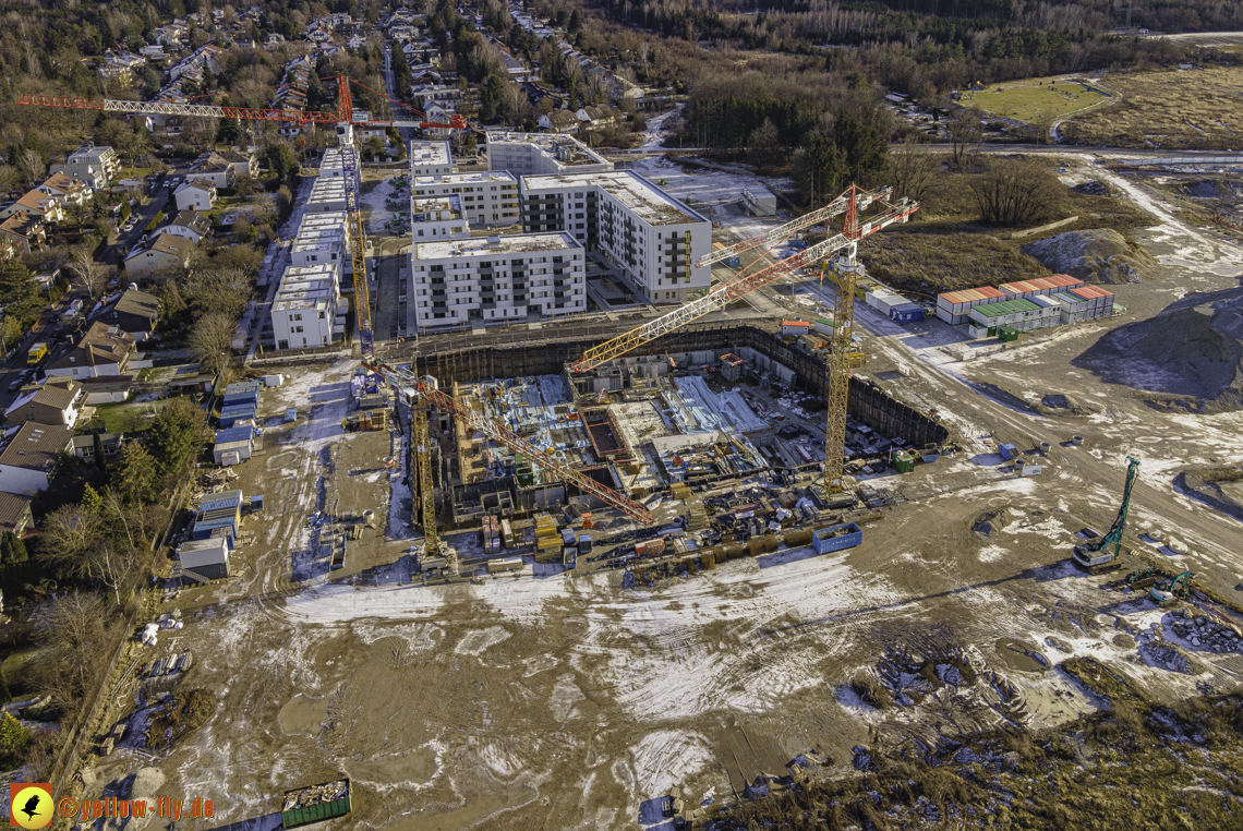 31.12.2020 - Baustelle Alexisquartier und PandionVerde in Neuperlach 31.12.2020 - Baustelle Alexisquartier und PandionVerde in Neuperlach