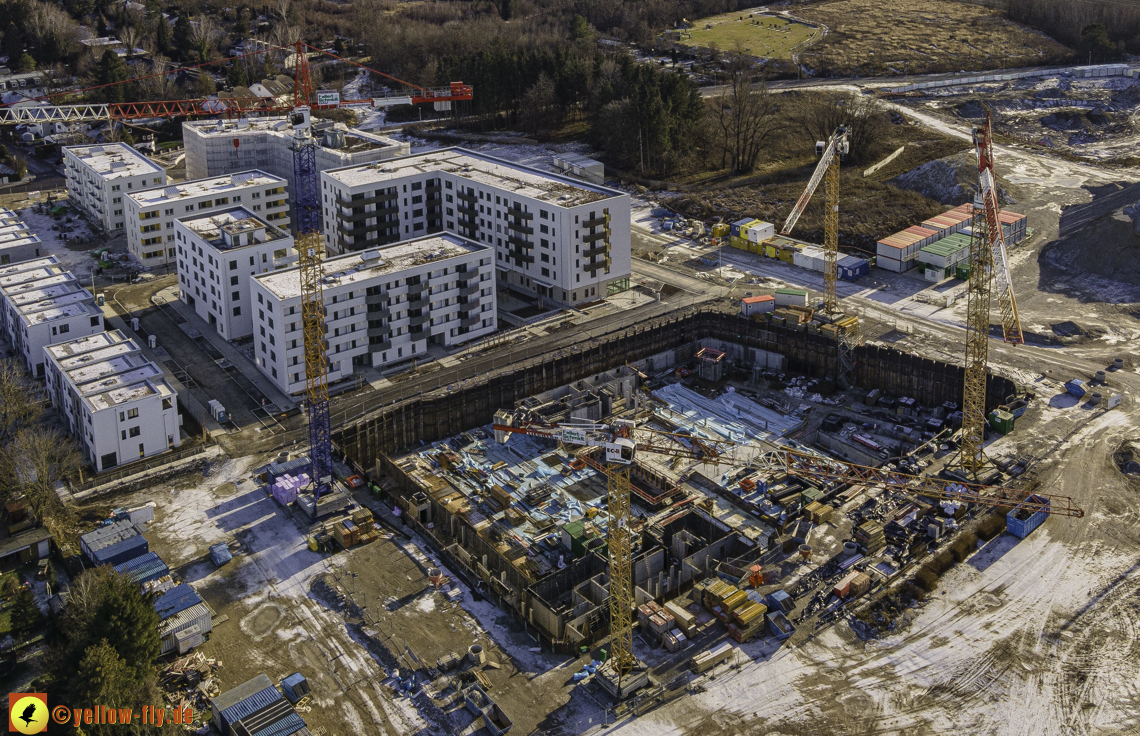 31.12.2020 - Baustelle Alexisquartier und PandionVerde in Neuperlach 31.12.2020 - Baustelle Alexisquartier und PandionVerde in Neuperlach