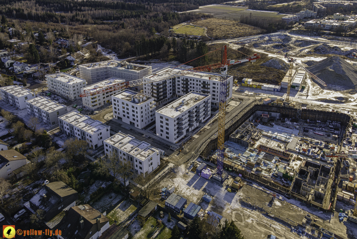 31.12.2020 - Baustelle Alexisquartier und PandionVerde in Neuperlach 31.12.2020 - Baustelle Alexisquartier und PandionVerde in Neuperlach