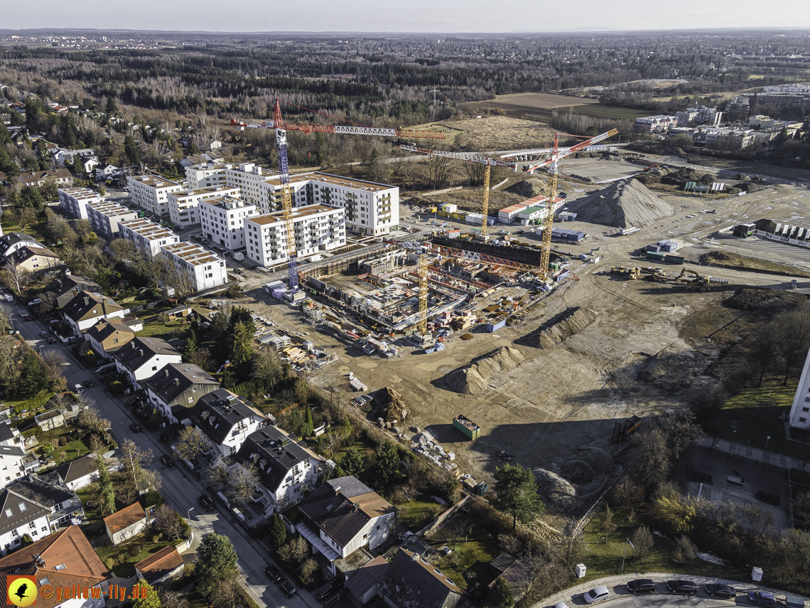 06.03.2021 - Baustelle PandionVerde und Baugruben in Neuperlach 06.03.2021 - Baustelle PandionVerde und Baugruben in Neuperlach