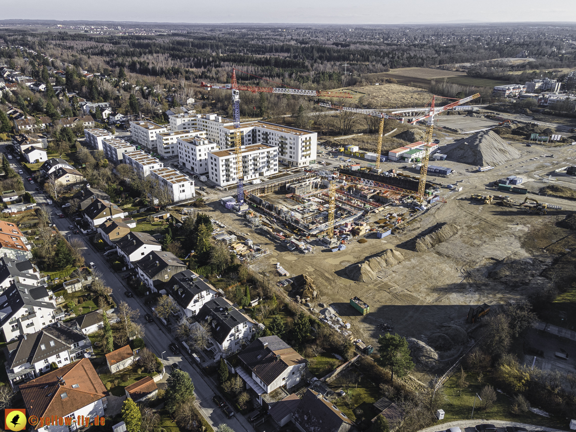 06.03.2021 - Baustelle PandionVerde und Baugruben in Neuperlach 06.03.2021 - Baustelle PandionVerde und Baugruben in Neuperlach