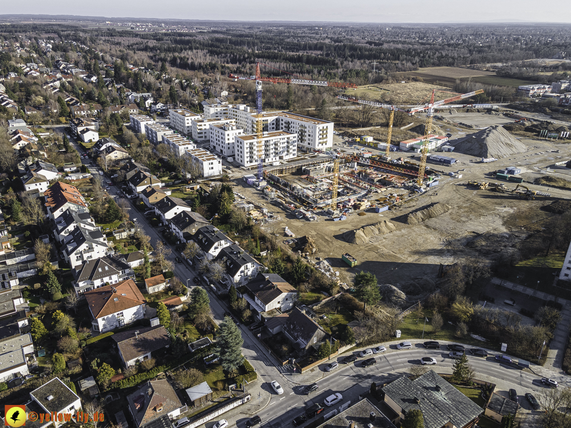 06.03.2021 - Baustelle PandionVerde und Baugruben in Neuperlach 06.03.2021 - Baustelle PandionVerde und Baugruben in Neuperlach