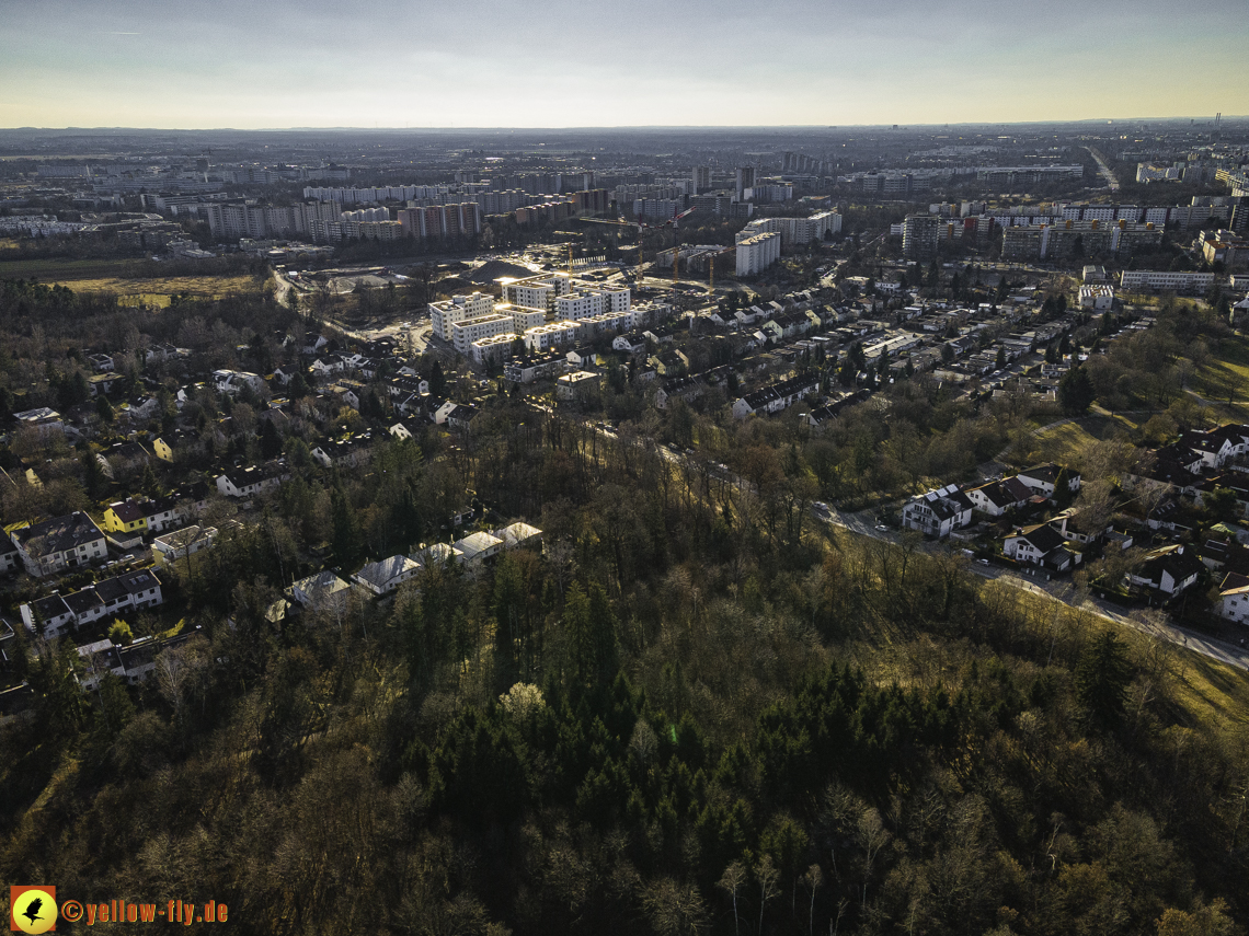 06.03.2021 - Baustelle PandionVerde und Baugruben in Neuperlach 06.03.2021 - Baustelle PandionVerde und Baugruben in Neuperlach