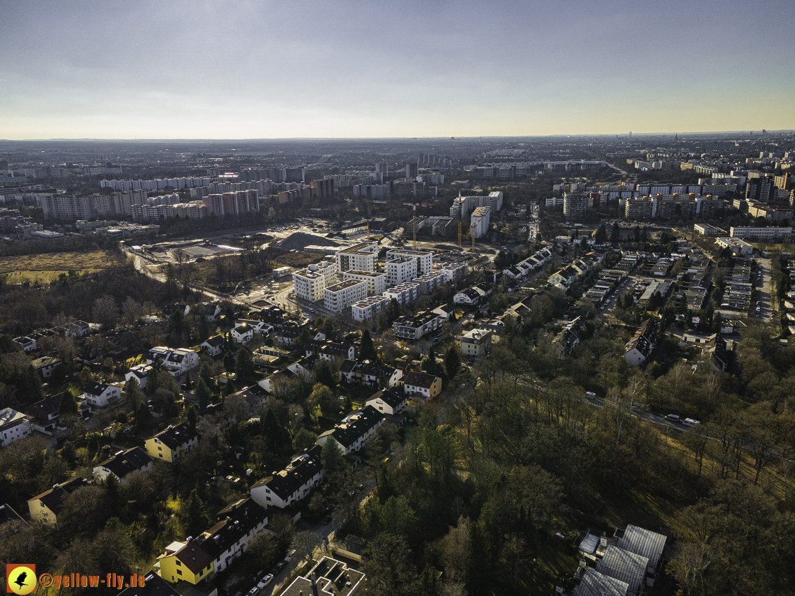 06.03.2021 - Baustelle PandionVerde und Baugruben in Neuperlach 06.03.2021 - Baustelle PandionVerde und Baugruben in Neuperlach