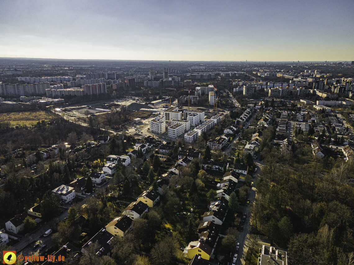 06.03.2021 - Baustelle PandionVerde und Baugruben in Neuperlach 06.03.2021 - Baustelle PandionVerde und Baugruben in Neuperlach