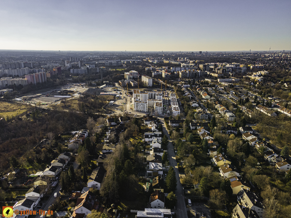 06.03.2021 - Baustelle PandionVerde und Baugruben in Neuperlach 06.03.2021 - Baustelle PandionVerde und Baugruben in Neuperlach