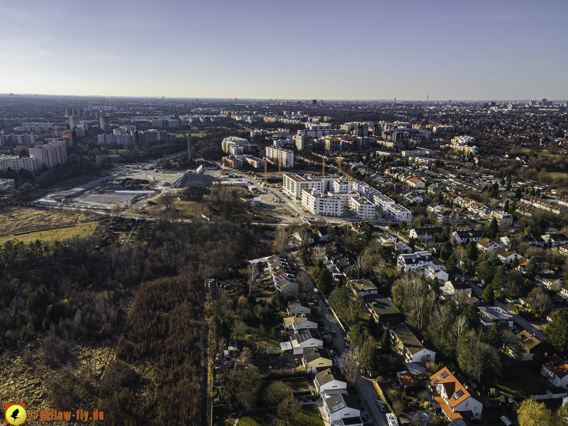 06.03.2021 - Baustelle PandionVerde und Baugruben in Neuperlach 06.03.2021 - Baustelle PandionVerde und Baugruben in Neuperlach