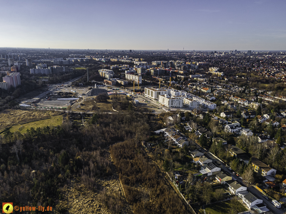 06.03.2021 - Baustelle PandionVerde und Baugruben in Neuperlach 06.03.2021 - Baustelle PandionVerde und Baugruben in Neuperlach