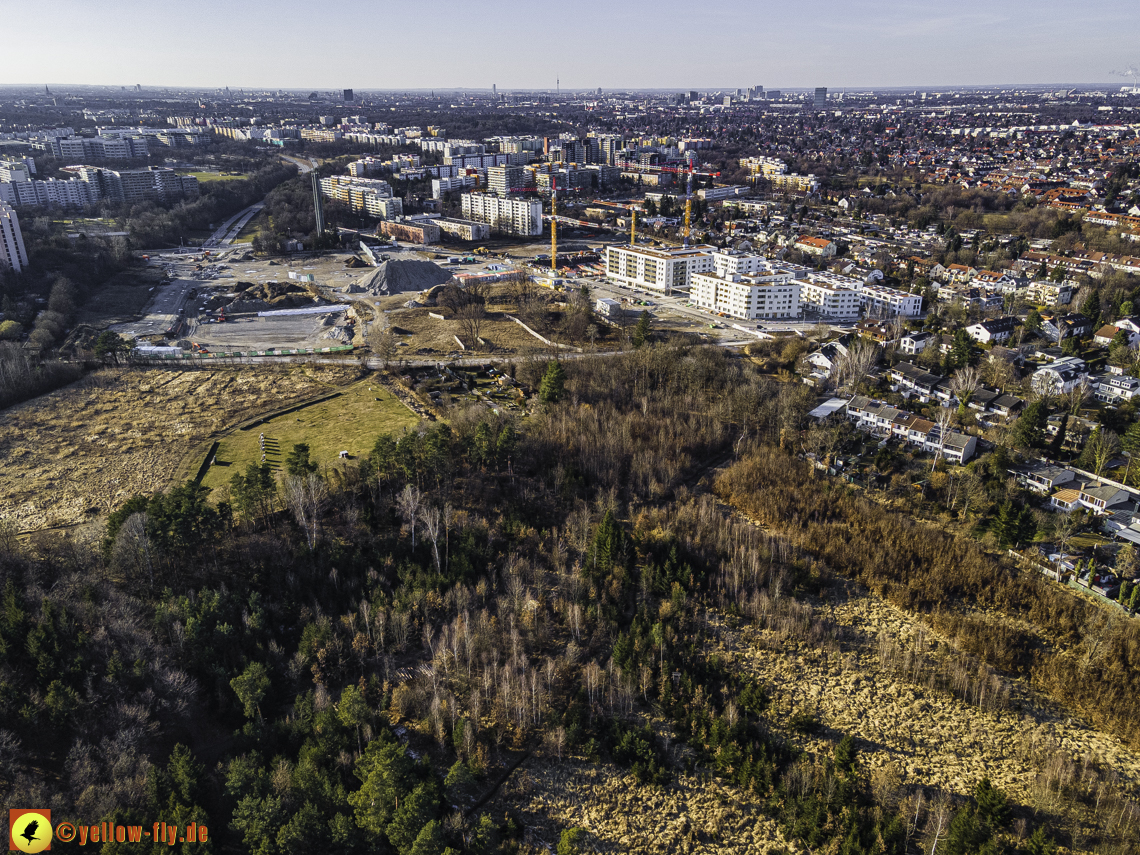 06.03.2021 - Baustelle PandionVerde und Baugruben in Neuperlach 06.03.2021 - Baustelle PandionVerde und Baugruben in Neuperlach