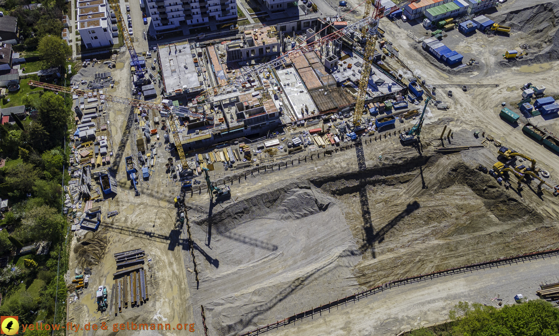 09.05.2021 - Baustelle Alexisquartier und Hugo-LAng-Bogen und Niederalmstrasse in Neuperlach 09.05.2021 - Baustelle Alexisquartier und Hugo-LAng-Bogen und Niederalmstrasse in Neuperlach