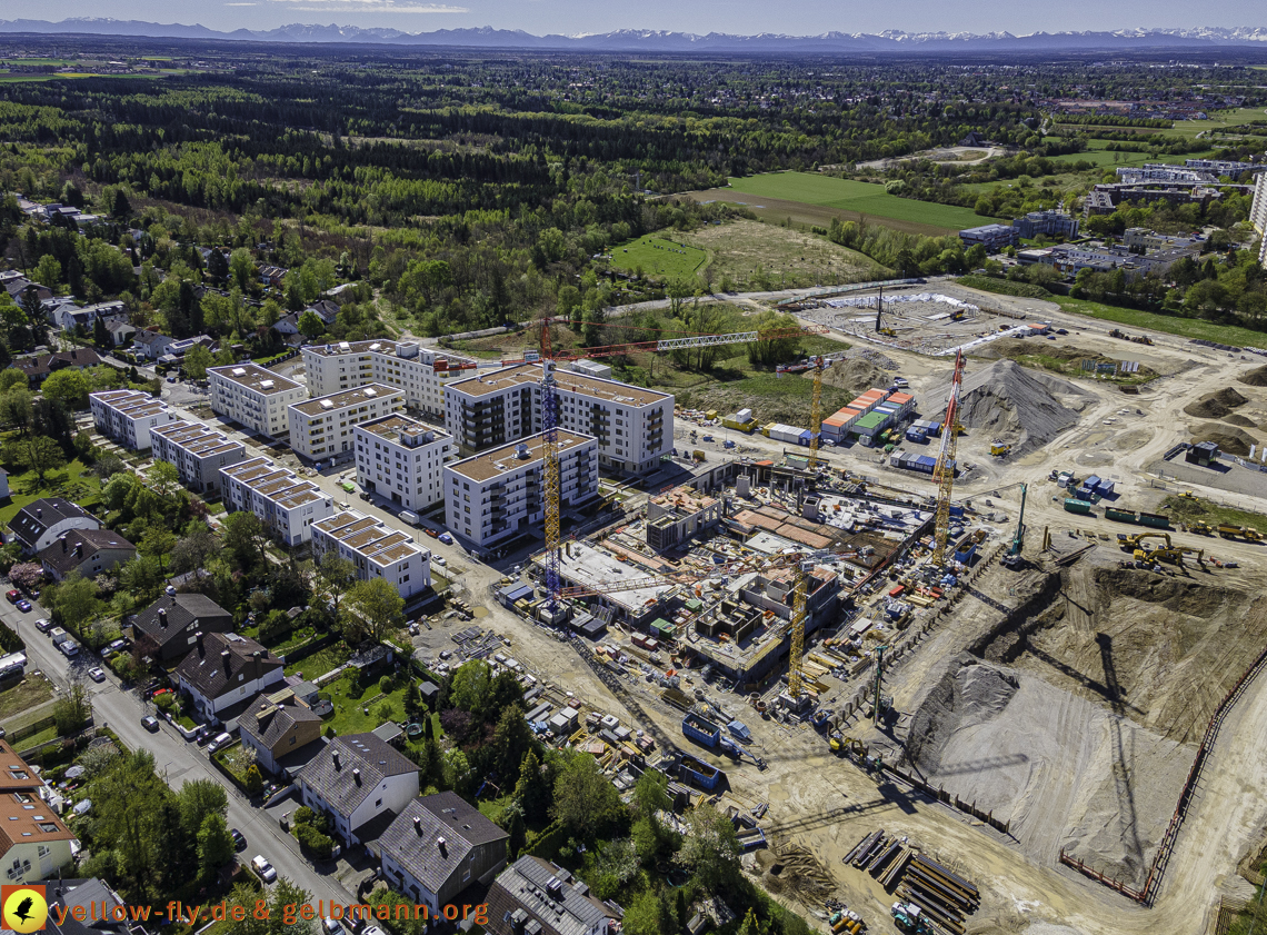 09.05.2021 - Baustelle Alexisquartier und Hugo-LAng-Bogen und Niederalmstrasse in Neuperlach 09.05.2021 - Baustelle Alexisquartier und Hugo-LAng-Bogen und Niederalmstrasse in Neuperlach