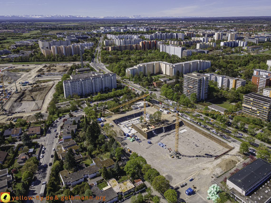 09.05.2021 - Baustelle Grundschule am Karl-MArx-Ring in Neuperlach
