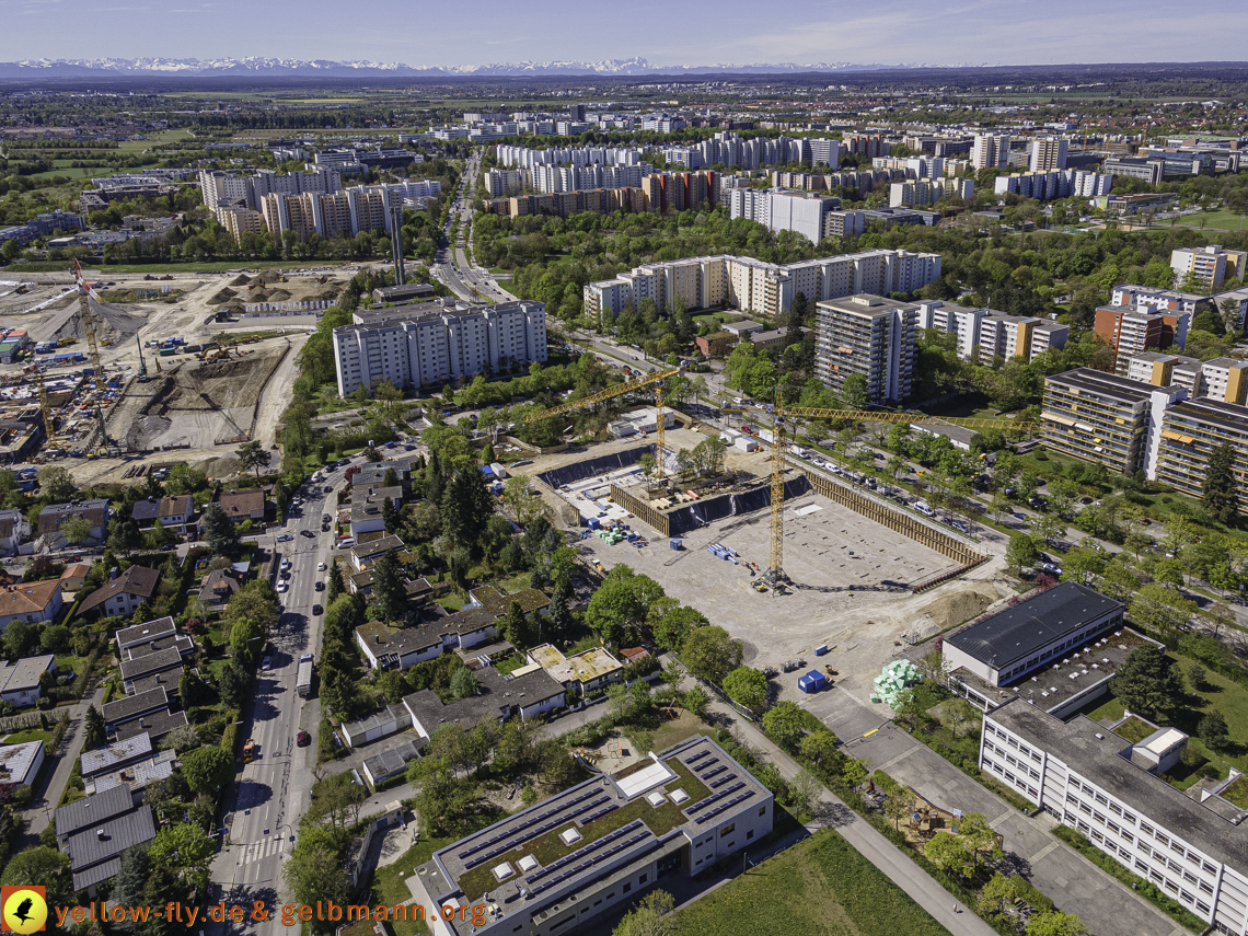 09.05.2021 - Baustelle Grundschule am Karl-MArx-Ring in Neuperlach