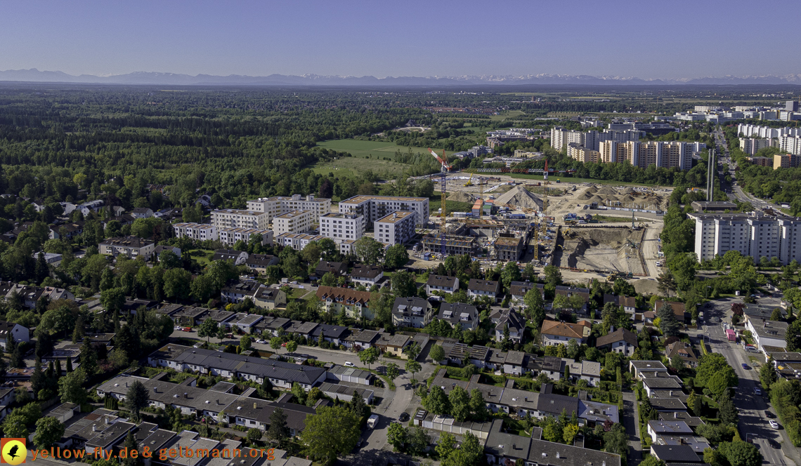 21.05.2021 - Baustelle Alexisquartier udn PAndion Verde in Neuperlach 21.05.2021 - Baustelle Alexisquartier udn PAndion Verde in Neuperlach