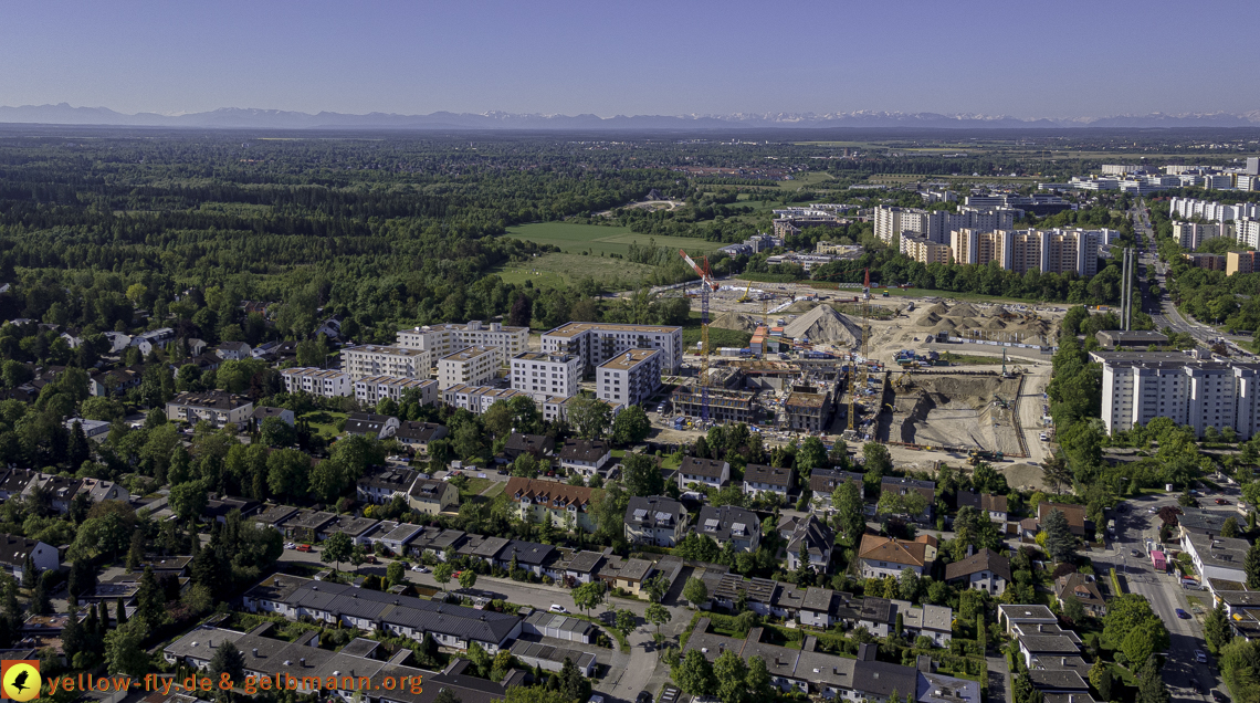 21.05.2021 - Baustelle Alexisquartier udn PAndion Verde in Neuperlach 21.05.2021 - Baustelle Alexisquartier udn PAndion Verde in Neuperlach