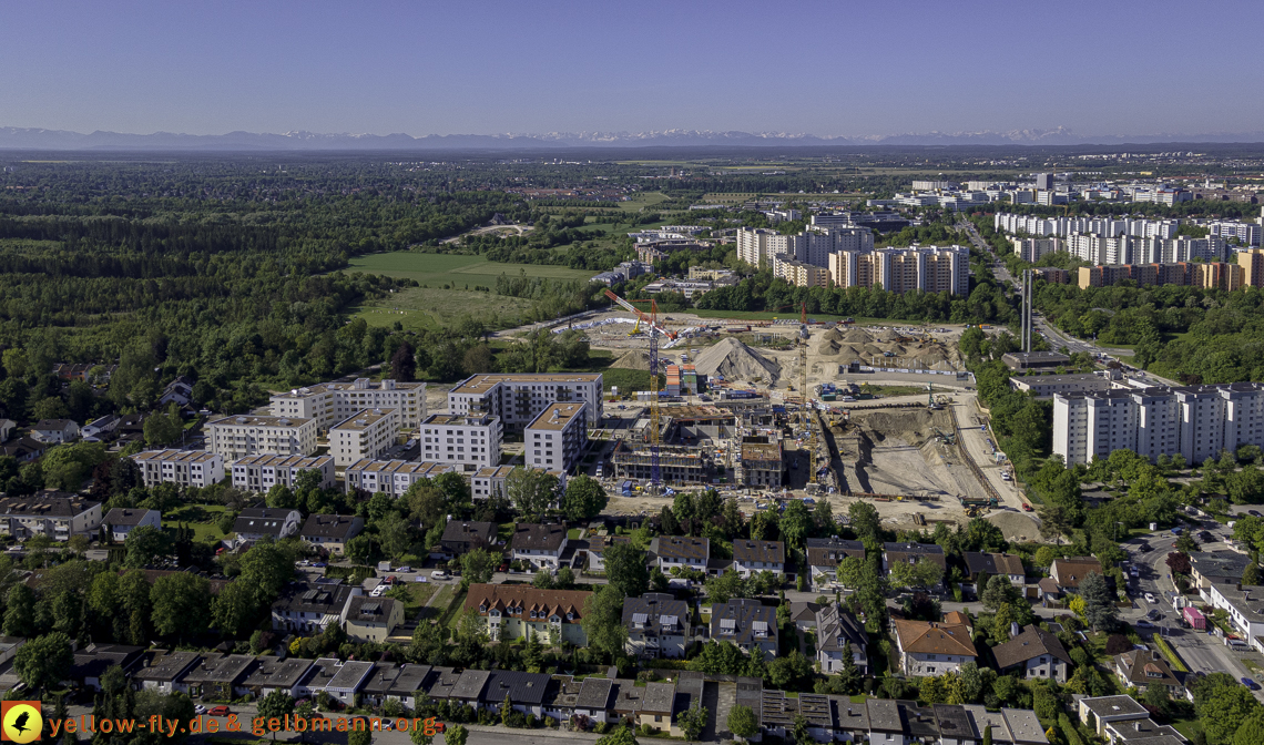 21.05.2021 - Baustelle Alexisquartier udn PAndion Verde in Neuperlach 21.05.2021 - Baustelle Alexisquartier udn PAndion Verde in Neuperlach