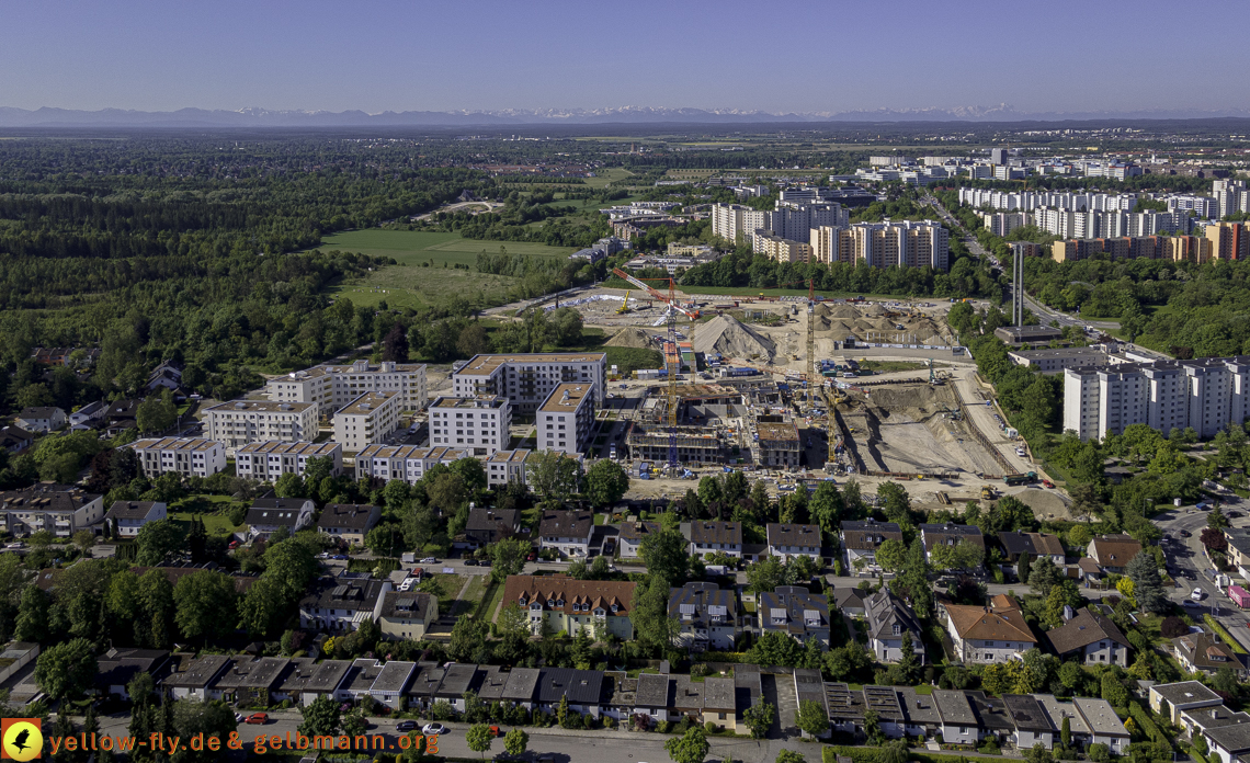 21.05.2021 - Baustelle Alexisquartier udn PAndion Verde in Neuperlach 21.05.2021 - Baustelle Alexisquartier udn PAndion Verde in Neuperlach