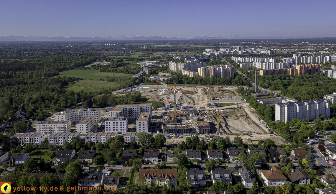 21.05.2021 - Baustelle Alexisquartier udn PAndion Verde in Neuperlach 21.05.2021 - Baustelle Alexisquartier udn PAndion Verde in Neuperlach