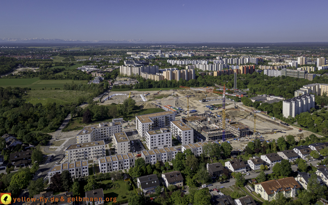 21.05.2021 - Baustelle Alexisquartier udn PAndion Verde in Neuperlach 21.05.2021 - Baustelle Alexisquartier udn PAndion Verde in Neuperlach