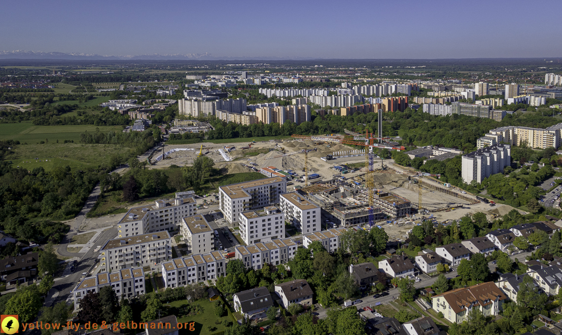21.05.2021 - Baustelle Alexisquartier udn PAndion Verde in Neuperlach 21.05.2021 - Baustelle Alexisquartier udn PAndion Verde in Neuperlach