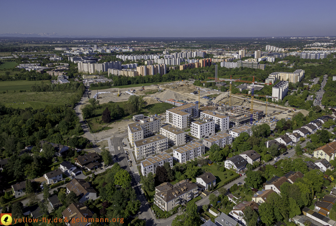 21.05.2021 - Baustelle Alexisquartier udn PAndion Verde in Neuperlach 21.05.2021 - Baustelle Alexisquartier udn PAndion Verde in Neuperlach