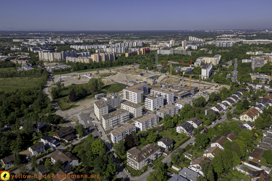 21.05.2021 - Baustelle Alexisquartier udn PAndion Verde in Neuperlach 21.05.2021 - Baustelle Alexisquartier udn PAndion Verde in Neuperlach