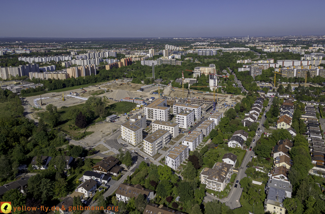 21.05.2021 - Baustelle Alexisquartier udn PAndion Verde in Neuperlach 21.05.2021 - Baustelle Alexisquartier udn PAndion Verde in Neuperlach