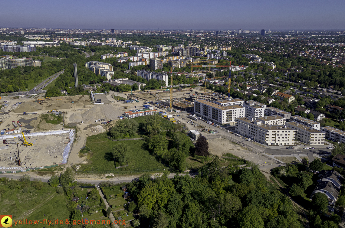 21.05.2021 - Baustelle Alexisquartier udn PAndion Verde in Neuperlach 21.05.2021 - Baustelle Alexisquartier udn PAndion Verde in Neuperlach