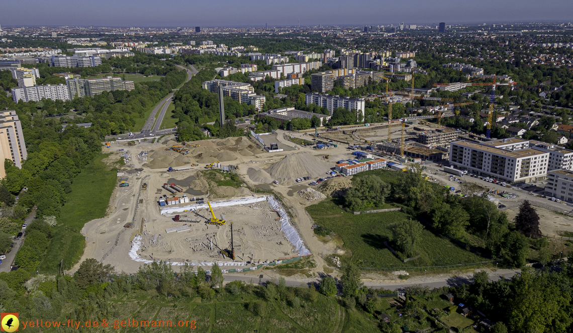 21.05.2021 - Baustelle Alexisquartier udn PAndion Verde in Neuperlach 21.05.2021 - Baustelle Alexisquartier udn PAndion Verde in Neuperlach